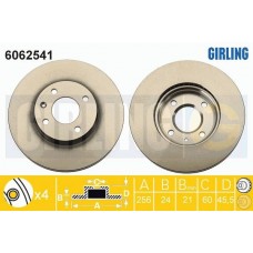 6062541 GIRLING Гальмівний диск