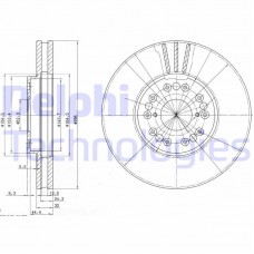 BG2829 DELPHI Гальмівний диск