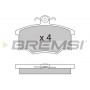 BP2281 BREMSI Комплект гальмівних колодок дисковий гальм