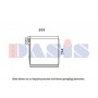 820363N AKS DASIS Випарник кондиціонера