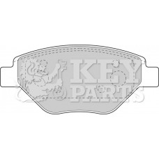 KBP1851 KEY PARTS Комплект гальмівних колодок дисковий гальм
