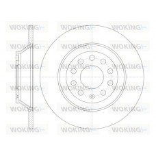 D6969.00 WOKING Гальмівний диск