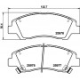 8DB 355 023-001 HELLA Комплект гальмівних колодок дисковий гальм