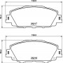 P 83 175 BREMBO Комплект гальмівних колодок дисковий гальм
