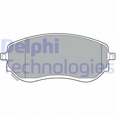LP3401 DELPHI Комплект гальмівних колодок дисковий гальм