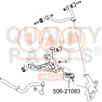 506-21083G IAP QUALITY PARTS Шарнір незалежної підвіски поворотного важеля