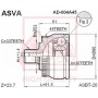 AD-004A45 ASVA Шарнирный комплект, Привідний вал