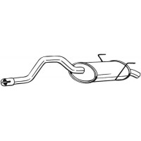 200-161 BOSAL Глушник вихлопних газів кінцевий
