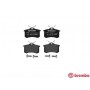 P 68 024 BREMBO Комплект гальмівних колодок дисковий гальм