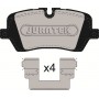 JCP8295 JURATEK Комплект гальмівних колодок дисковий гальм