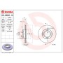 09.8632.10 BREMBO Гальмівний диск