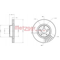 6110082 METZGER Гальмівний диск