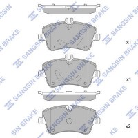 SP2191 Hi-Q Комплект гальмівних колодок дисковий гальм