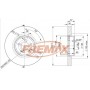 BD-0035 FREMAX Гальмівний диск