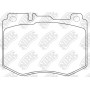 PN0585 NiBK Комплект гальмівних колодок дисковий гальм
