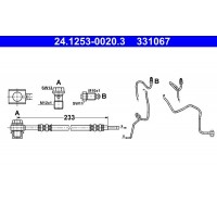 24.1253-0020.3 ATE Гальмівний шланг
