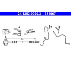 24.1253-0020.3 ATE Гальмівний шланг