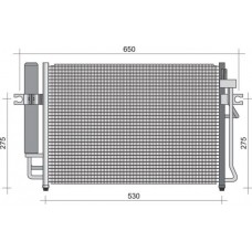 350203473000 MAGNETI MARELLI Конденсатор кондиціонера