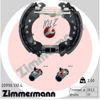 20990.130.4 ZIMMERMANN Комплект гальмівних колодок
