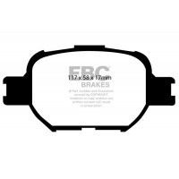 DP21325 EBC Brakes Комплект гальмівних колодок дисковий гальм