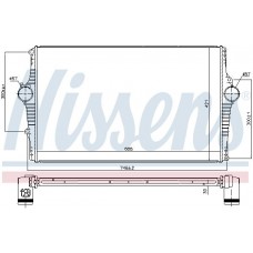 969002 NISSENS Интеркулер
