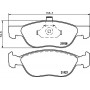 8DB 355 010-181 HELLA Комплект гальмівних колодок дисковий гальм