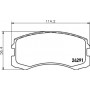 8DB355013071 HELLA BLUE PRINT MITSUBISHI Тормозные колодки передн.Lancer 03-