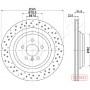 DP-0520C JAPANPARTS Гальмівний диск