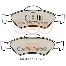 704-11082 IAP QUALITY PARTS Комплект гальмівних колодок дисковий гальм