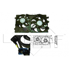 WG1720364 WILMINK GROUP Вентилятор охолодження двигуна