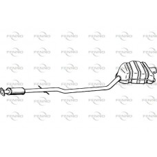 P3081 FENNO Глушник вихлопних газів кінцевий