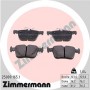 25009.165.1 ZIMMERMANN Комплект гальмівних колодок дисковий гальм