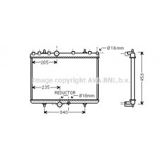 PE2269 AVA QUALITY COOLING Радіатор охолодження двигуна