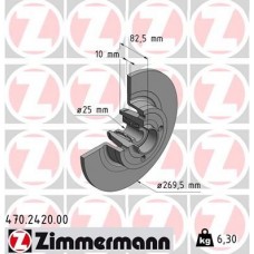 470.2420.00 ZIMMERMANN Гальмівний диск