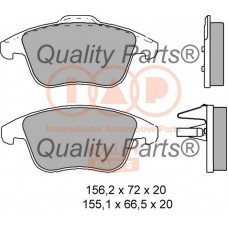 704-14072 IAP QUALITY PARTS Комплект гальмівних колодок дисковий гальм