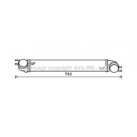 BWA4425 AVA QUALITY COOLING Интеркулер