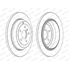 DDF1530C FERODO Гальмівний диск