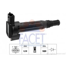 9.6509 FACET Котушка запалювання