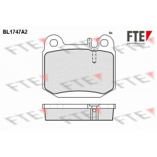 BL1747A2 FTE Комплект гальмівних колодок дисковий гальм