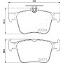 PP-0906AF JAPANPARTS КомплеК т гальмівних колодок, дискове гальмо