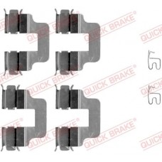 109-1245 QUICK BRAKE Комплектуючі колодки дискового гальма