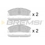 BP3886 BREMSI КомплеК т гальмівних колодок, дискове гальмо
