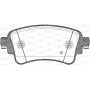 BPA1669.08 OPEN PARTS Комплект гальмівних колодок дисковий гальм