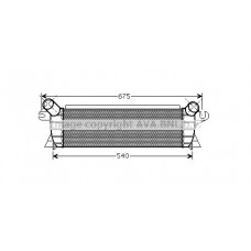 Интеркулер AVA QUALITY COOLING RTA4351