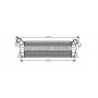 Интеркулер AVA QUALITY COOLING RTA4351