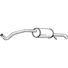 278-617 BOSAL Глушник вихлопних газів кінцевий