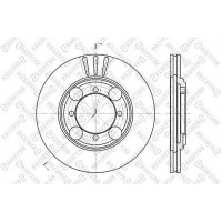 6020-3401V-SX STELLOX Гальмівний диск