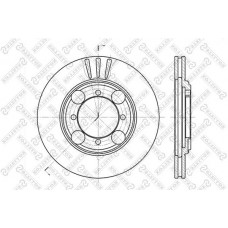 6020-3401V-SX STELLOX Гальмівний диск