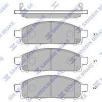 SP1361 Hi-Q Комплект гальмівних колодок дисковий гальм