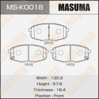 MS-K0018 MASUMA Комплект гальмівних колодок